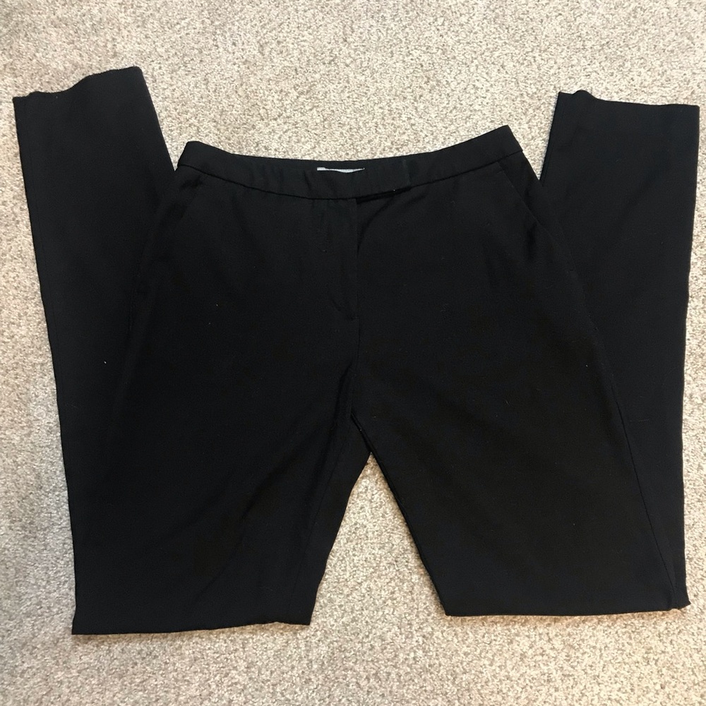 Cropped slim dress pant